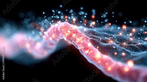 Dopamine balance and mental stability concept.