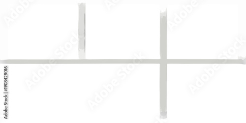 A minimalist image featuring a stark white cross against a black background