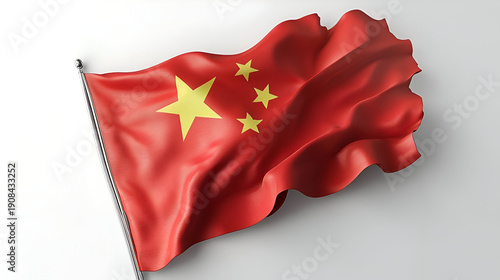 flag of china with flag