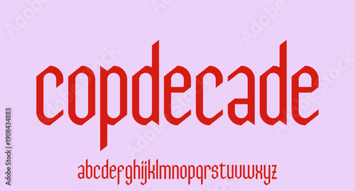 luxury retro vintage modern font alphabetical vector set	
