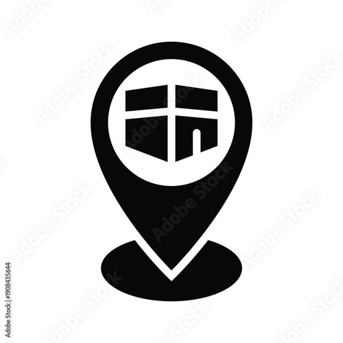 gibla solid icon illustration vector graphic.eps
