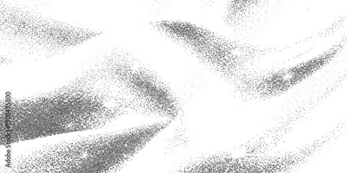 Vintage grunge black and white abstract background featuring a cold winter frost texture with a frozen water pattern and dirty paint design on an old nature wall backdrop