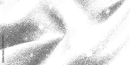 An abstract black and white grunge background featuring a vintage paint texture with frozen ice patterns and snowy winter frost design on an old paper backdrop