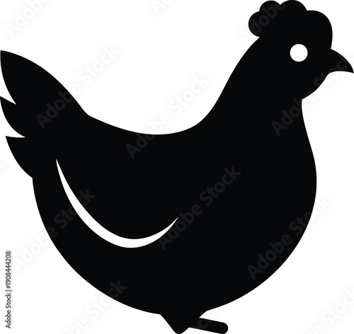 Simple Chicken Silhouette