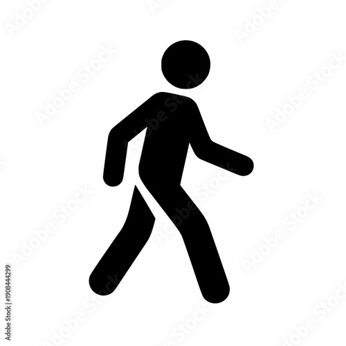 Simple Walking Person Icon