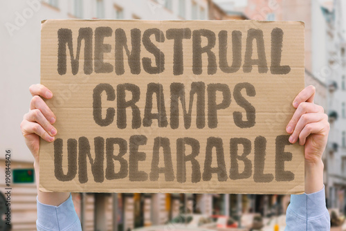 Wallpaper Mural "Menstrual Cramps Unbearable" Period pain becomes intolerable. PERIOD. PAIN. BECOMES. INTOLERABLE. UNBEARABLE. Torontodigital.ca