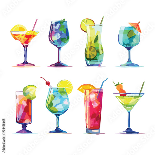 cocktails with fruits