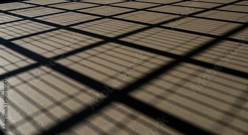 Wallpaper Mural Abstract Grid Pattern with Light and Shadow. Torontodigital.ca