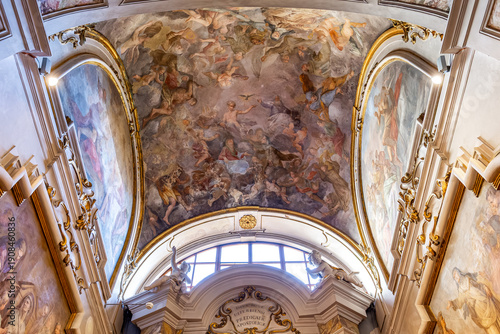 Quadro em tela Ognissanti church, Florence, tuscany, Italy