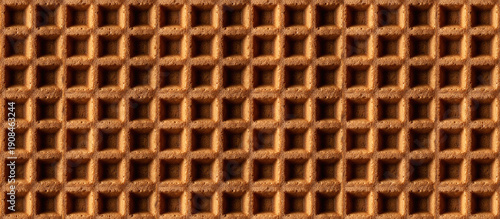 Wallpaper Mural Waffle texture close-up view. Waffle background macro view Torontodigital.ca