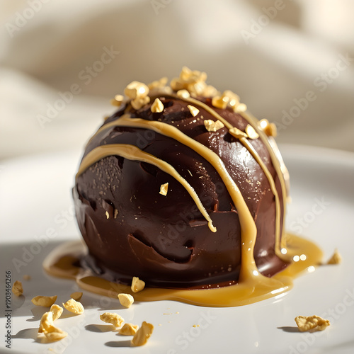 Chocolate cake with chocolate 