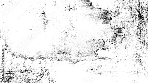 Distress overlay texture. Black and white grunge. Vector design.
