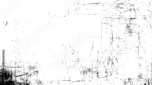 Distress overlay texture. Black and white grunge. Vector design.