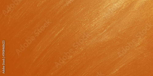 Vibrant orange clay texture with diagonal white brush strokes for abstract autumn background and artistic backdrop