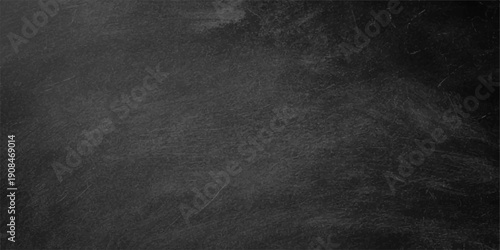 black chalk board. Dark grey slate texture background with scratched metallic surface and industrial grunge effect for modern web design