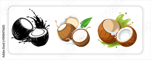 Coconuts with Fresh Corn on the Cob and Papaya Fruit a Sweet Dates