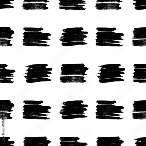 Seamless pattern with hand drawn scribble smears