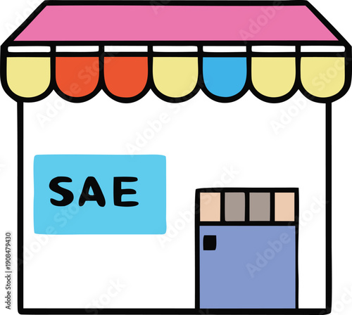 Pixel augmented reality style floating sale windows