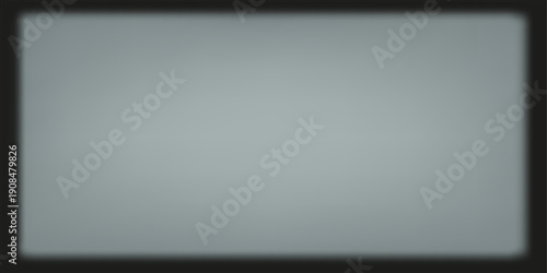 Television screen. Retro display. Gray background. Vector illustration.