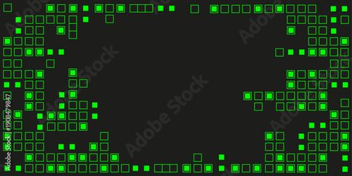 Background of squares. Geometric lines and blocks. Vector illustration.