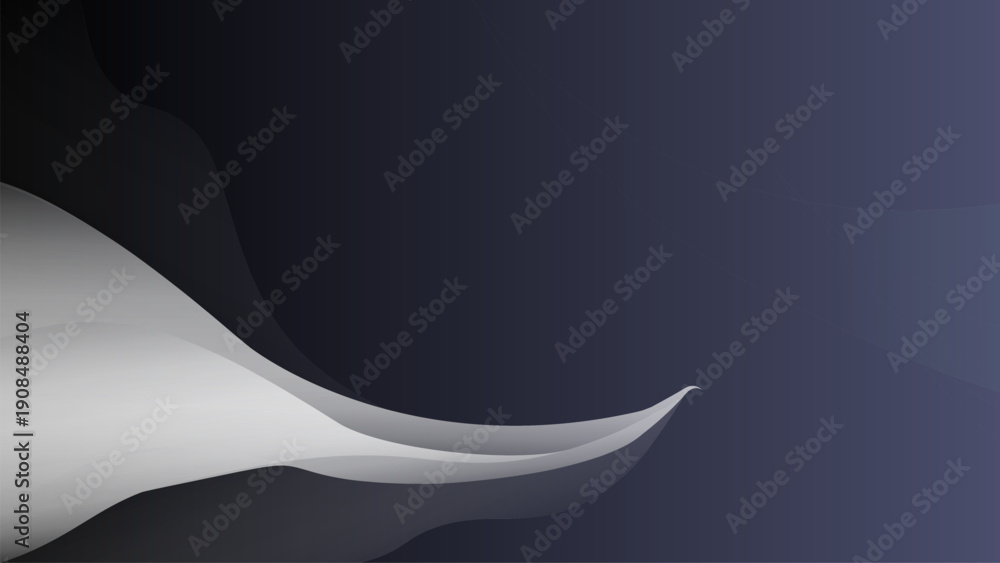 Fototapeta premium Abstract wave background for fintech and financial platforms, visualizing system flow