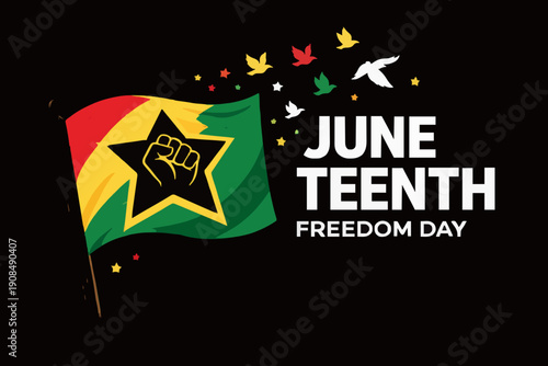 Juneteenth Freedom Day Design