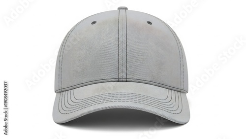 Stylish Gray Baseball Cap - Classic Design for Everyday Wear and Fashion.