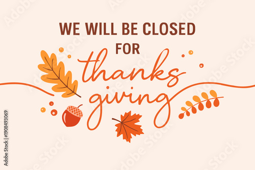 Thanksgiving Holiday Closure