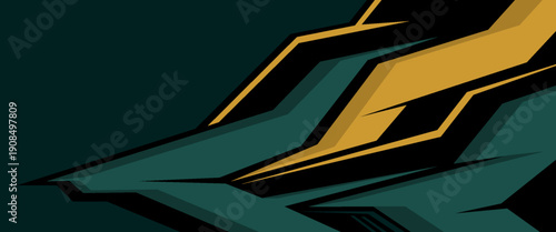 car livery graphic vector. abstract background design for vehicle vinyl wrap and car branding