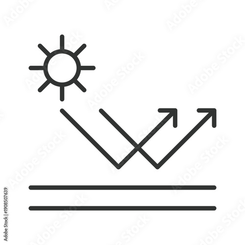 Skin moisture retention icon in line design. hydration protection on white background vector. retention editable stroke icon