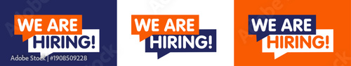 We are hiring