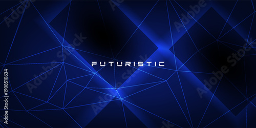 Concept of artificial intelligence. AI semiconductor on a circuit board and electronic elements background. Modern creative trendy design in vector illustration