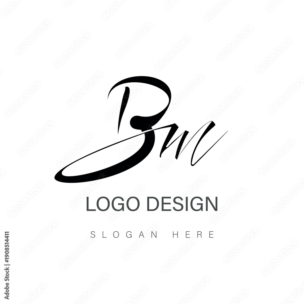 Fototapeta premium Modern Geometric Mirror Monogram D Logo; Minimalist Interlocking Line Art Icon for Architecture, Law Firms, and Interior Design