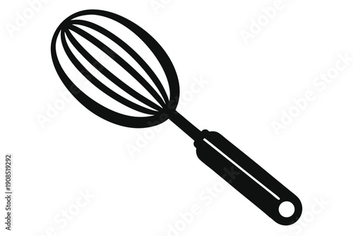 egg beater line art silhouette vector illustration