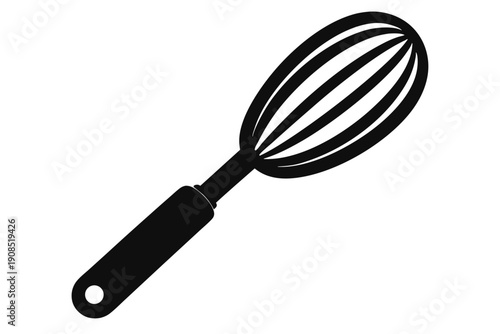 egg beater line art silhouette vector illustration
