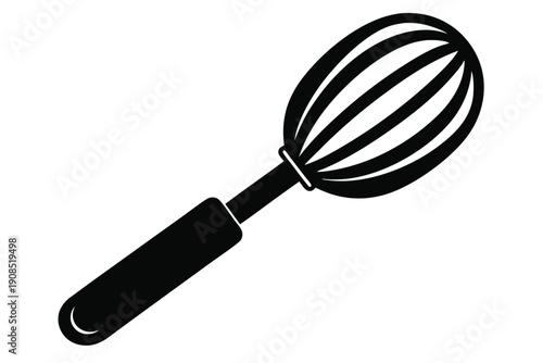egg beater line art silhouette vector illustration