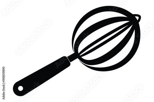 egg beater line art silhouette vector illustration