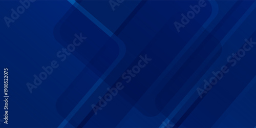 Abstract blue background with glowing geometric lines. Modern blue gradient square shape design. Futuristic technology concept. Suit for brochure, corporate, website, poster, banner, cover modern