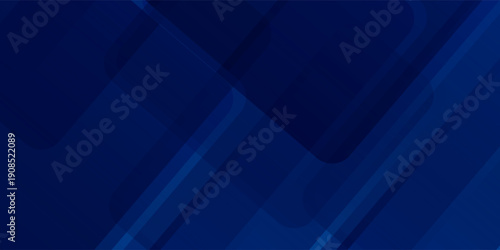 Abstract blue background with glowing geometric lines. Modern blue gradient square shape design. Futuristic technology concept. Suit for brochure, corporate, website, poster, banner, cover modern