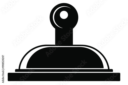 door stopper line art silhouette vector illustration