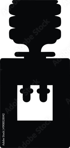 water cooler silhouette vector illustration on transparent background