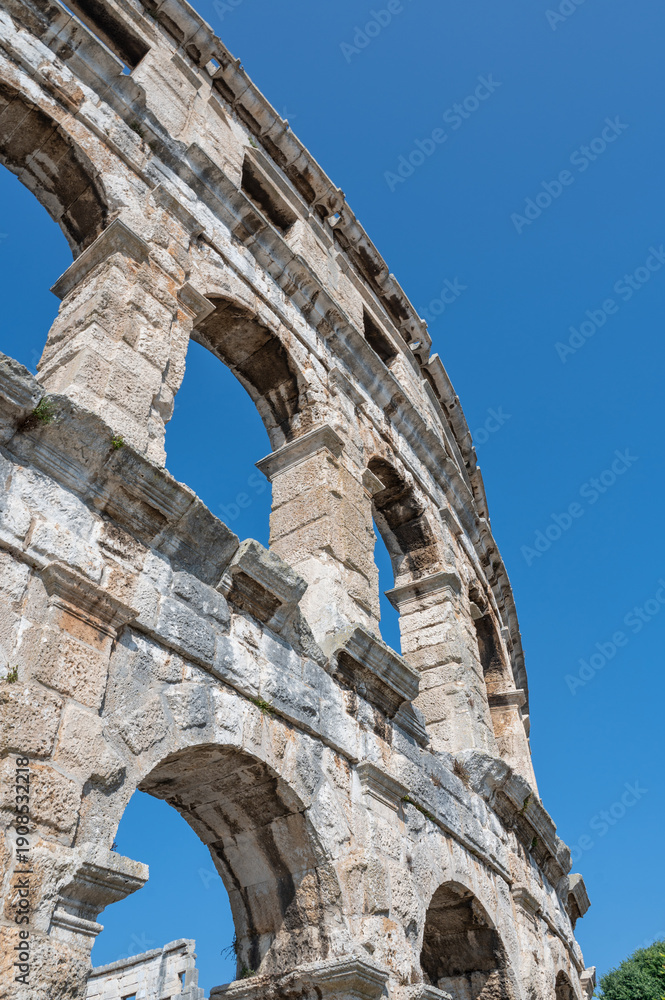 Obraz premium Part of the Amphitheater in Pula, Croatia