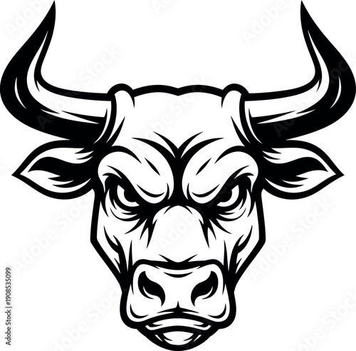 Angry Dog Head Vector