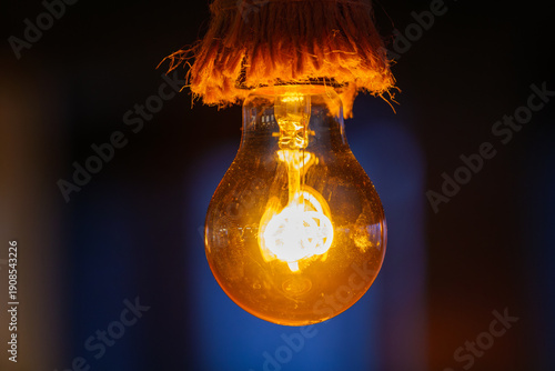 Atmospheric retro-style light bulb
