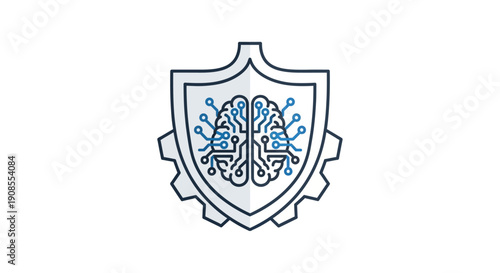 Brain Shield Gear Protection Symbol.