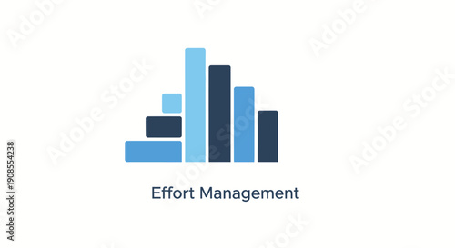 Business Effort Management Bar Graph.