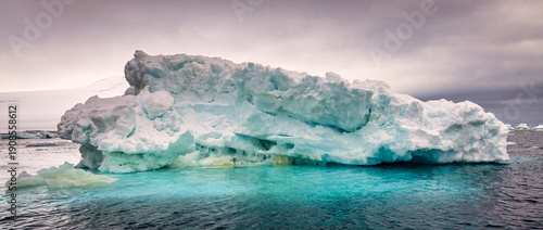 Iceberg with a Dusting of Snow