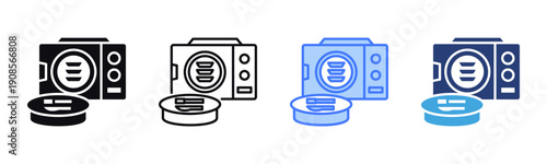 Sterilization icon sheet multiple style collection