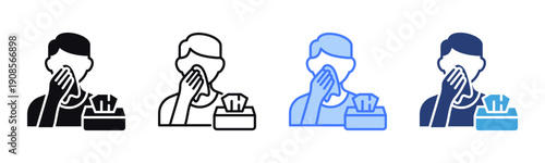 Tissue Use icon sheet multiple style collection