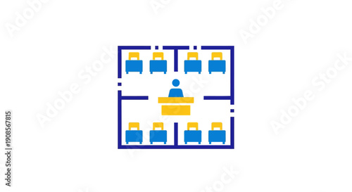 Business people in office meeting.